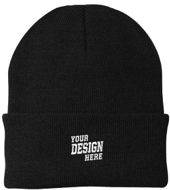 Port & Company custom knit-cuff beanie CP90